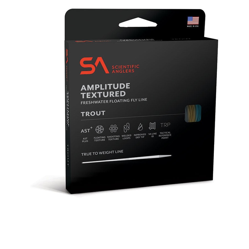 Scientific Anglers Amplitude Trout Fly Line Blue/Bamboo/Blue Heron WF4F