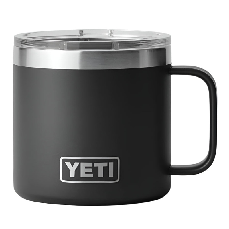 YETI RAMBLER 14 OZ MUG WITH MAGSLIDER LID BLACK