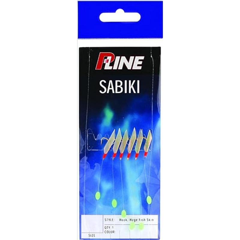 P-Line Sabiki Rig Hage Aurora Fish Skin Sabiki Rig