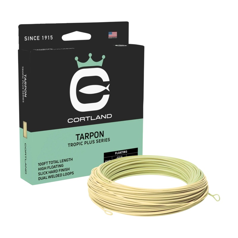 Cortland Tropic Plus Tarpon Fly Line Aqua Green / Sand WF10F