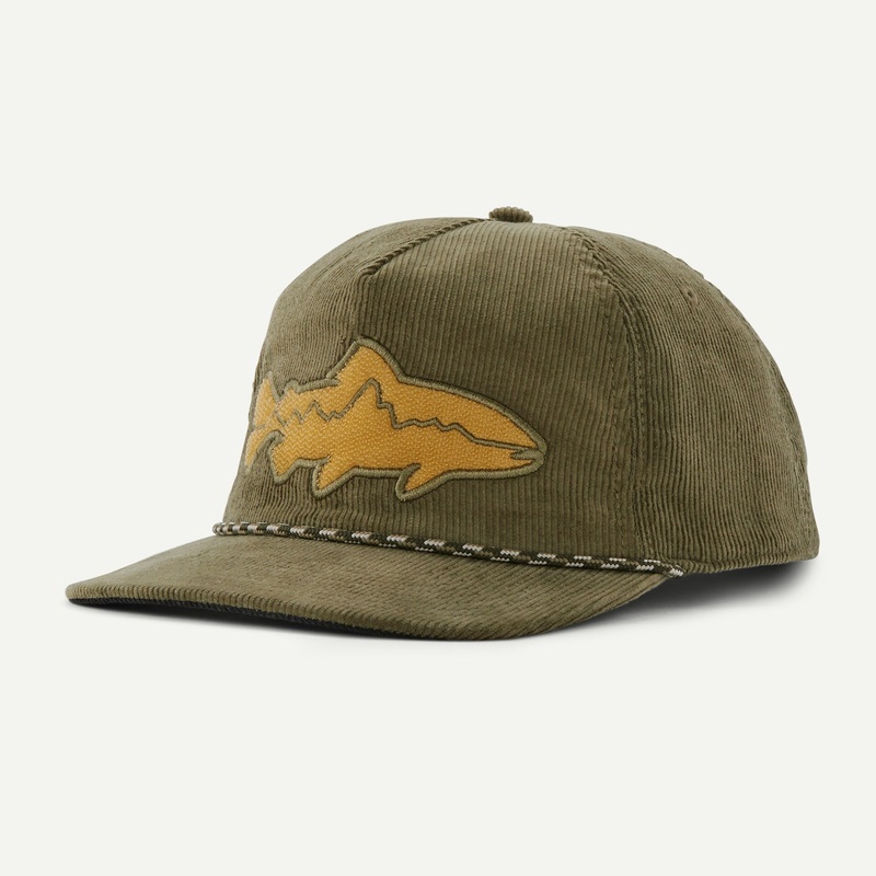 Patagonia Fly Catcher Hat Fitz Roy Trout: Tent Green