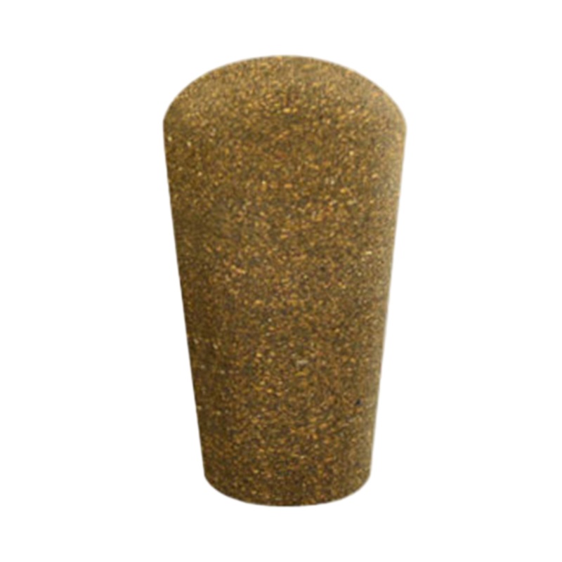 American Tackle Straight Tapered Split-Grip Fighting Butts  Rounded Black EVA 0.250″ ID