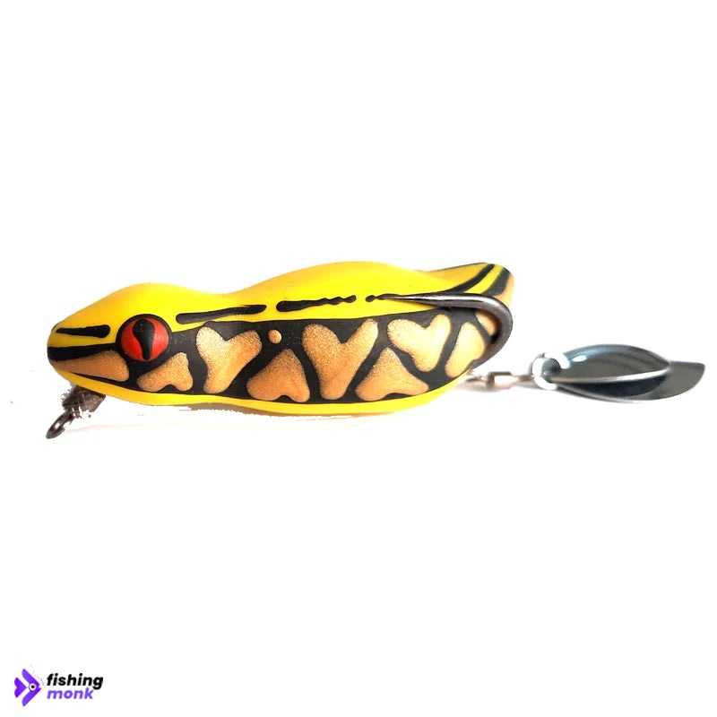 Bravvo Panda Hand Made Soft Frog Lure | 6cm | 12-13g Yellow