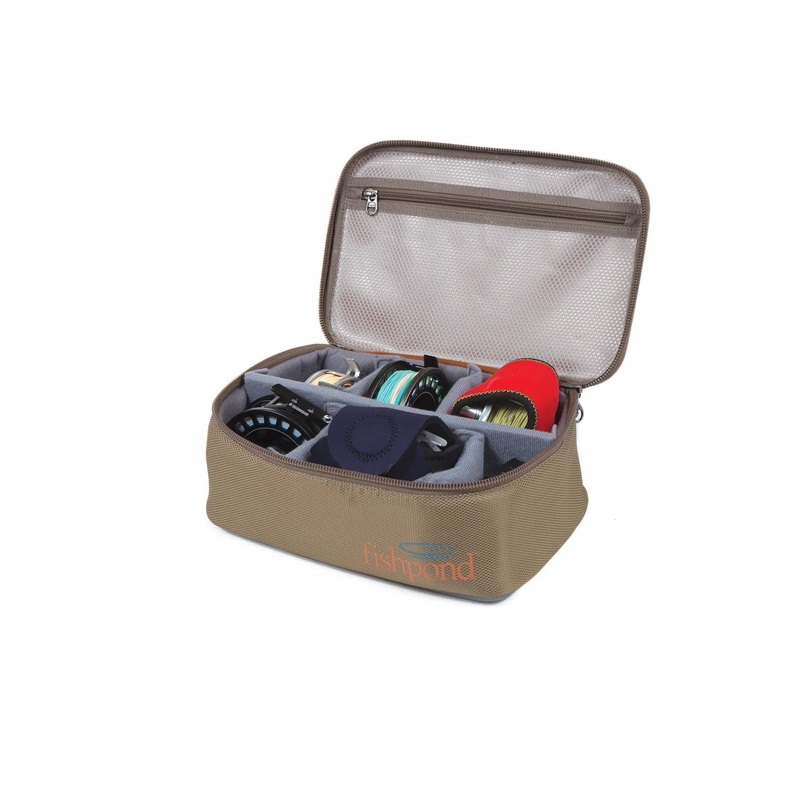 Fishpond Ripple Reel Case Large Sand/Saddle Brown