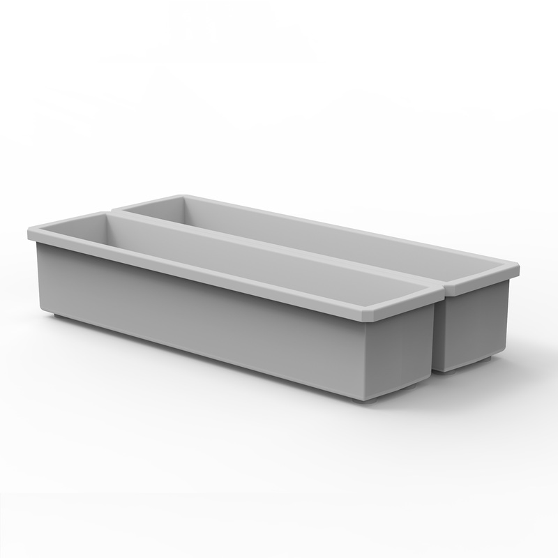 2 Customizable 1×4 Bins (1.6″ x 7.5″)