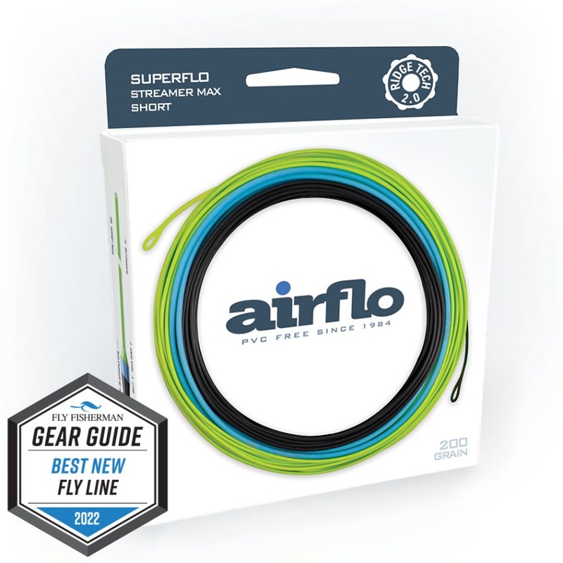 Airflo RIDGE 2.0 SUPERFLO STREAMER MAX SHORT 160gr BLACK/GRAY/FL ORANGE