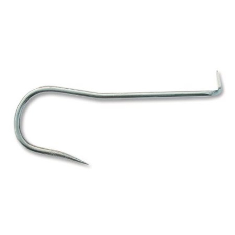 Mustad Round Gaff Hook, Size 2/0, Tapered Spike Point, 10pk