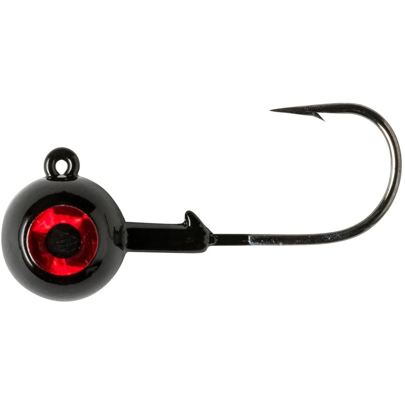 Lindy B-MAX Jigheads – 2 Pack Black 1/16 oz – 2 pack