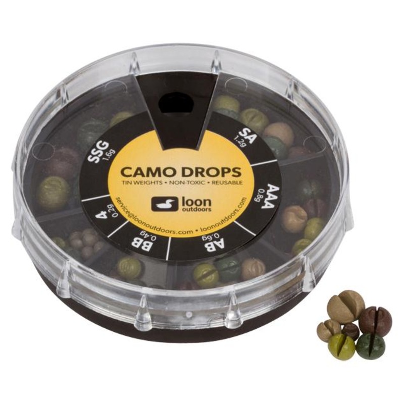 Loon Outdoors Camo Drops Split Shot | 6 Division 6 Division Camo