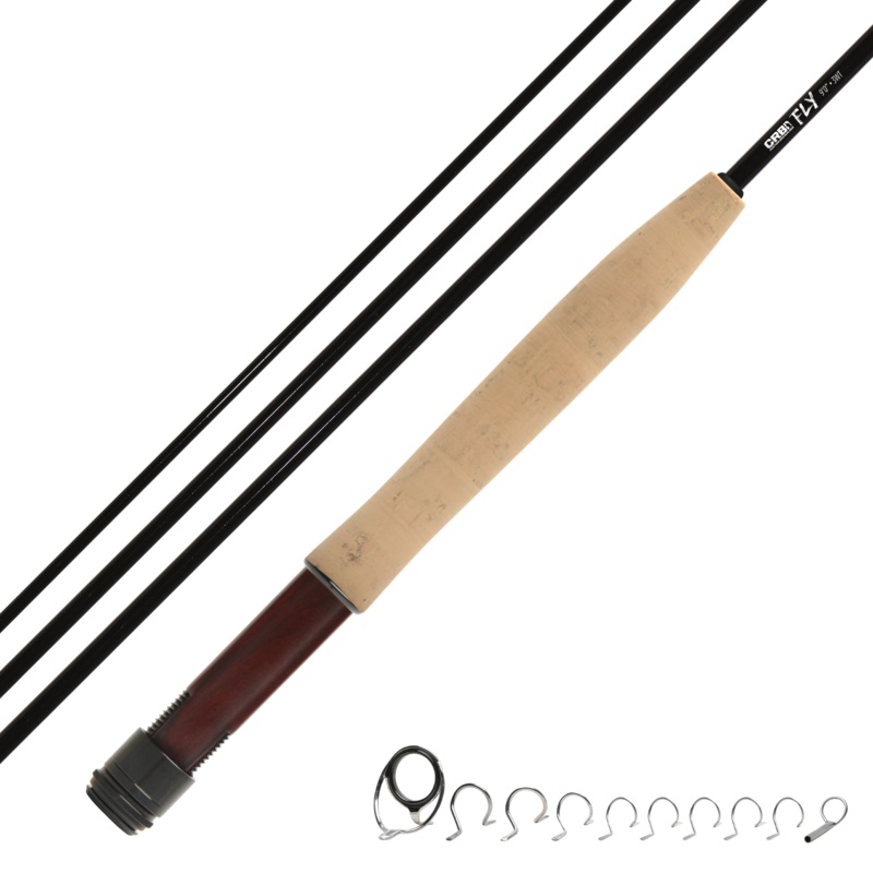 Mud Hole 9’0″ 5wt Color Series Fly Rod Kits Gloss Black