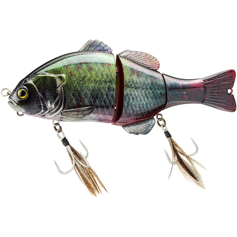Jackall Gantarel Jr. Hard Body Swimbait Black Pirarucu 5 inch – 1 1/2 oz