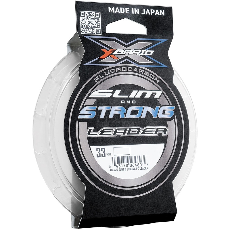 Daiwa X-Braid Slim & Strong Fluorocarbon Leader – 33 Yard Spools Clear 15 lb test – 33 yard spool