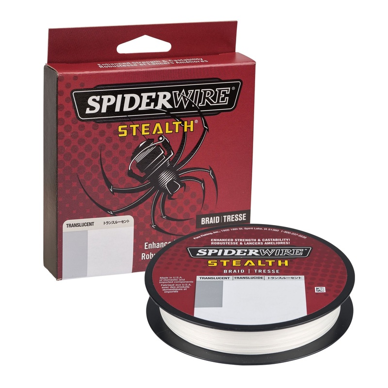 SpiderWire Stealth Translucent Braid 65 lb Translucent 125 yd