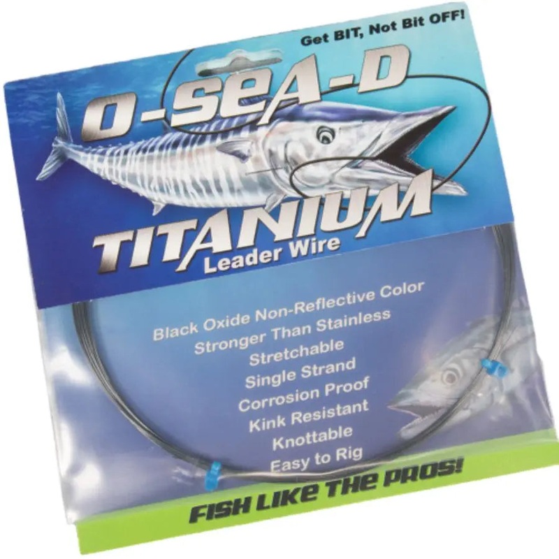 O-SEA-D TITANIUM LEADER WIRE 30′ 30lb