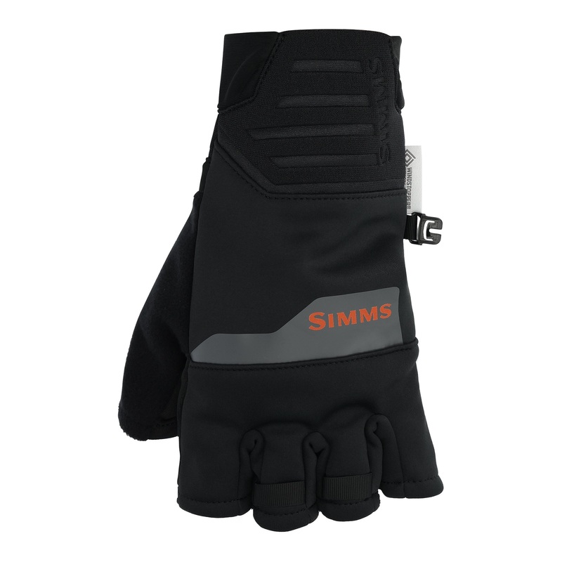 Simms Windstopper Half-Finger Glove Black XS
