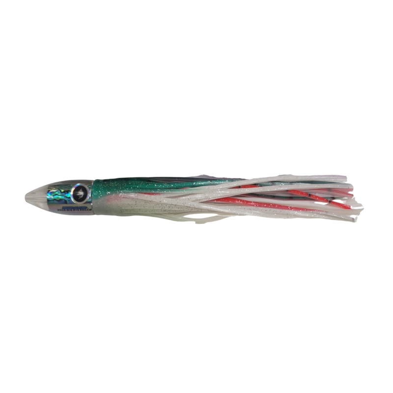 Braid Big Eye Rocket 11″, New Green/Mackeral