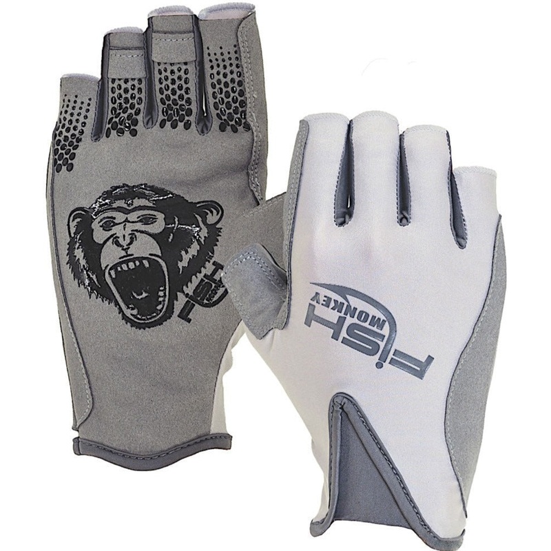 Fish Monkey Pro 365 Guide Gloves Blue Water Camo Extra Small