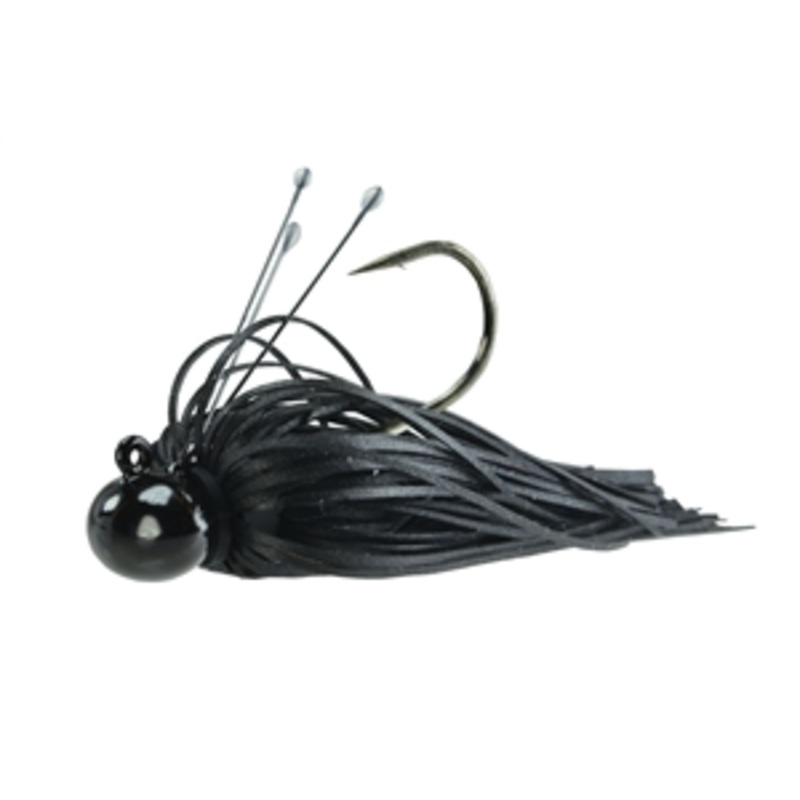 PICASSO LURES TUNGSTEN FOOTBALL JIG Black 1/4 oz