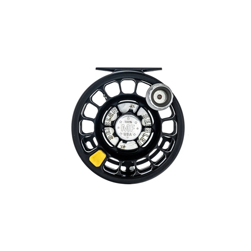 Seigler MF [Medium] Fly Reel – Left Hand Retrieve Black / Black 9-11 WT