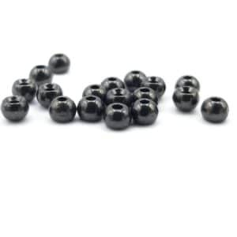 Firehole Stones Round Tungsten Beads 36 Piece Package Black Nickel 5/64″ (2.0 mm)