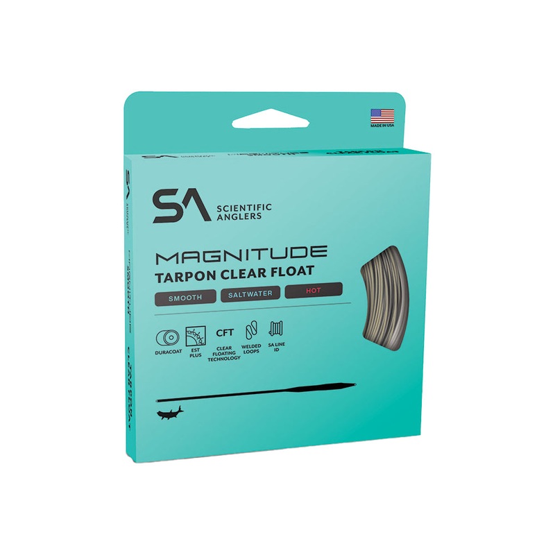 Scientific Anglers Magnitude Tarpon Smooth Clear Fly Line Full Clear WF10F