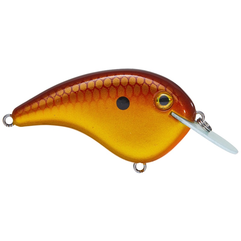 Strike King Chick Magnet Jr  Flat Sided Crankbait Blue Rock Craw
