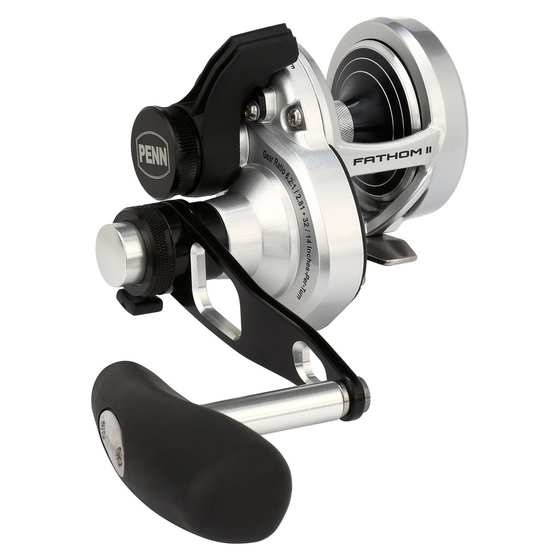 PENN PENN Fathom II Lever Drag 2-Speed Conventional Reel 80 Right