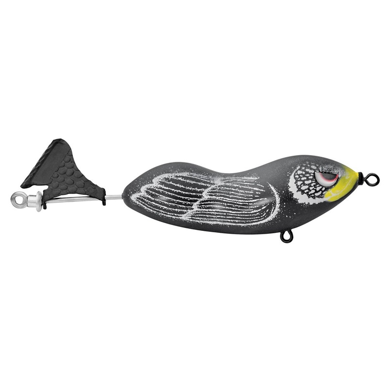 SPRO Cyclone Prop Jr. Topwater Prop Bait Black Duck