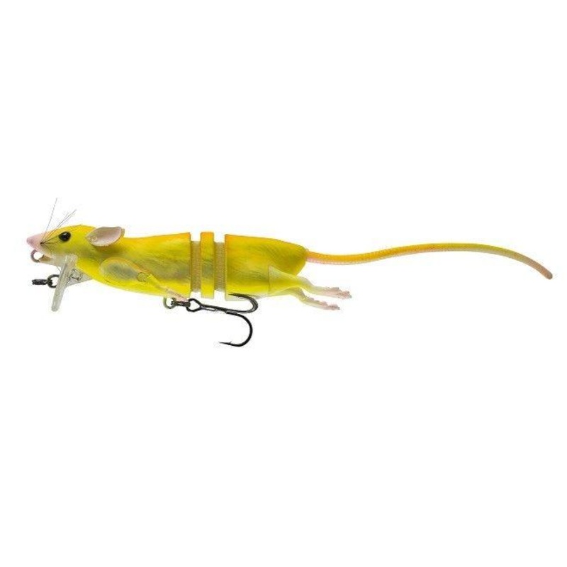 Savage Gear 3D Rat Floating Bait Topwater Wakebait Black 6 1/2 inch – 1/2 oz