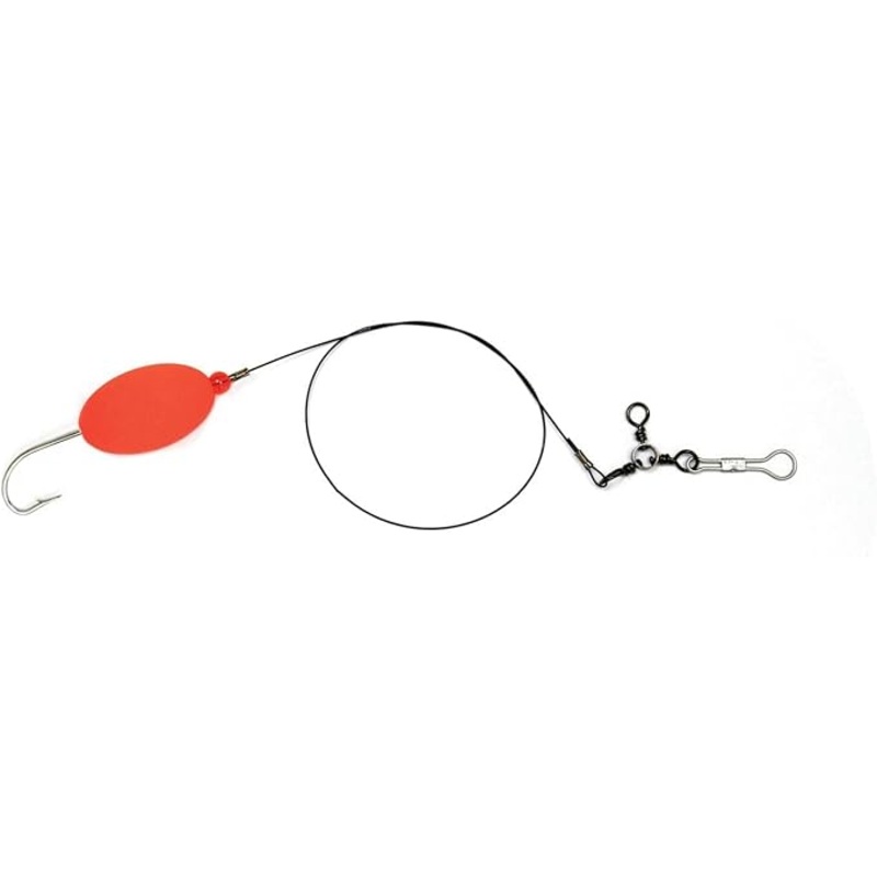 Sea Striker Bluefish Rig 7/0 Plain Hook, Red 2″ Oval Float