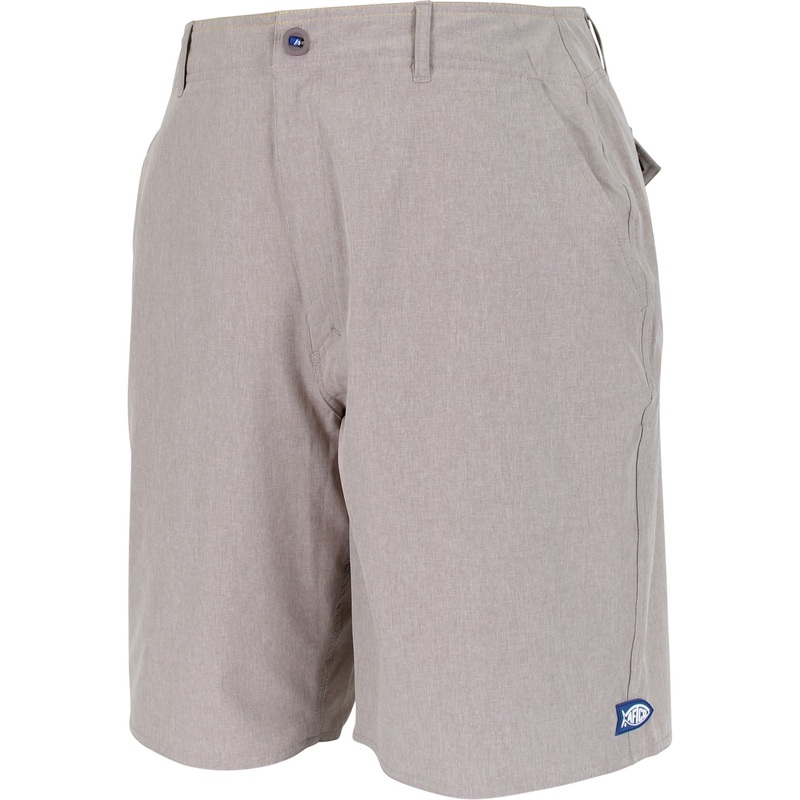AFTCO Cloudburst Hybrid Men’s Fishing & Boating Shorts Charcoal Heather 30