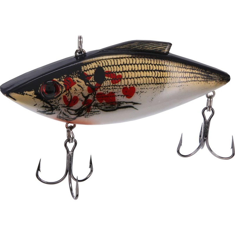 Bill Lewis Rat-L-Trap Magnum Force Lipless Crankbait – 4 Inch Bleeding Shiner 4 inch – 1 oz