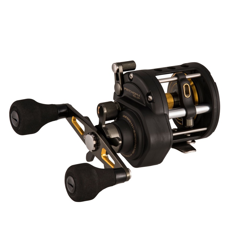 PENN PENN Fathom II Level Wind Conventional Reel 15 Right Line Counter