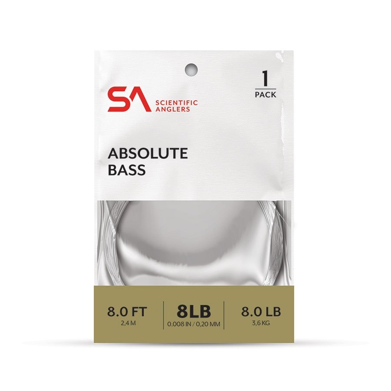 Scientific Anglers Absolute Bass Leader 8′ 8#