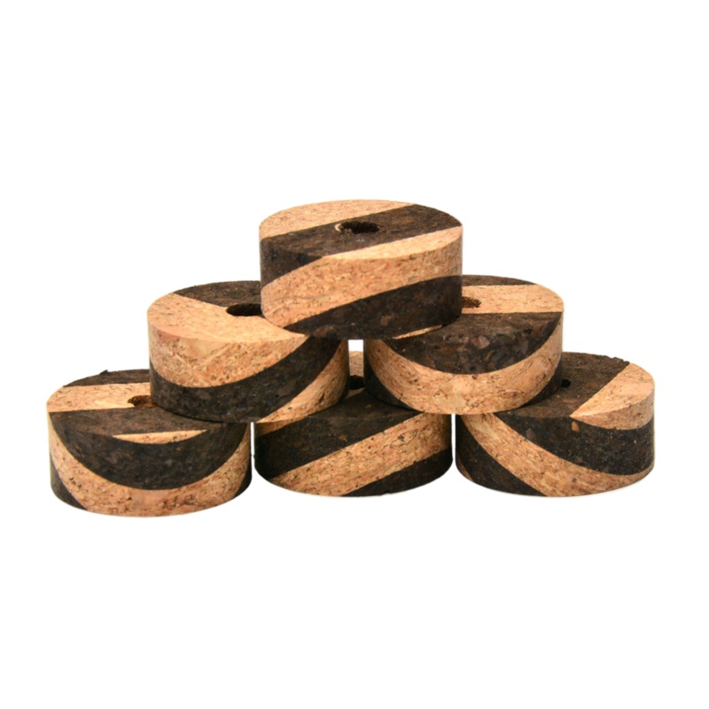 American Tackle Swirled Burl Cork Rings – 1/2″