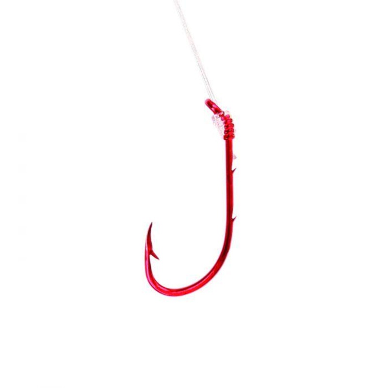 Eagle Claw Snelled Bronze Baitholder Hooks Hook Size: 1 – Q’ty/Pk: 6