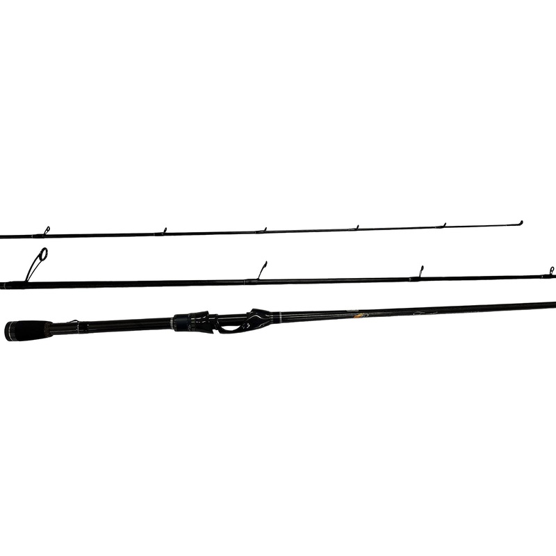 Phenix AHD-727-BLK Abyss HD Casting Rod, 7’2″, 12-30#, Moderate