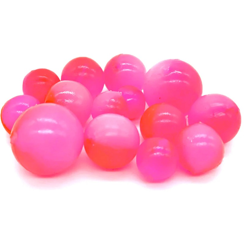 BnR Tackle 10mm Soft Beads 10 pack 50/50 Red Roe
