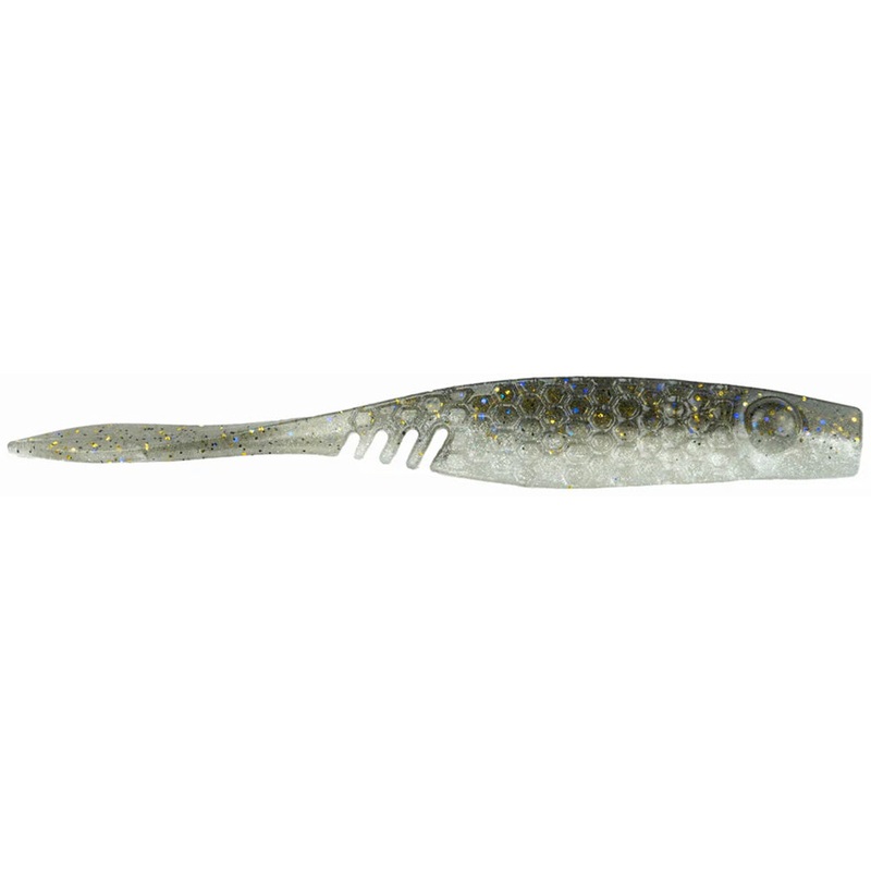 NetBait BaitFuel HexTek Eko Shad – 4 Inch Albino Pearl 4 inch – 7 pack