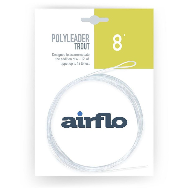Airflo Trout Polyleader – 8 Foot Clear Floating 8′