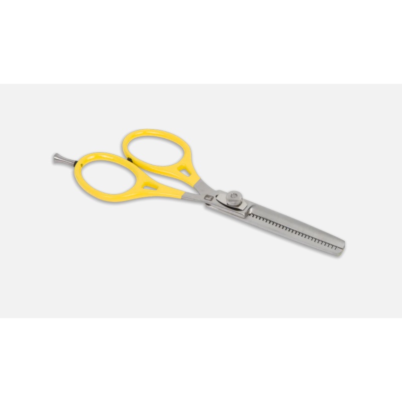 Loon Ergo Prime Curved Shears w/ Precision Peg Yellow