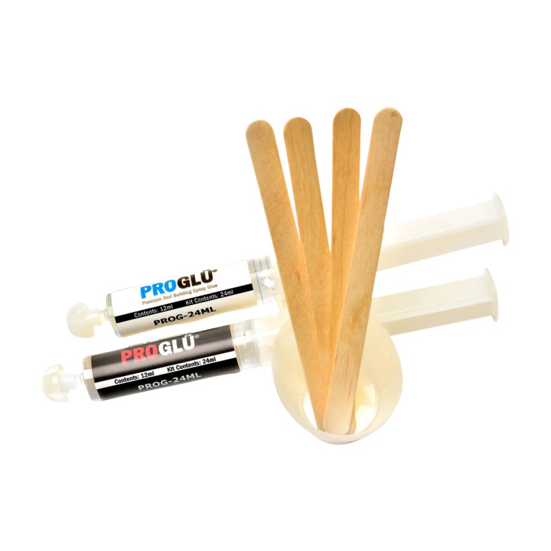 ProGlu Premium Rod Building Epoxy Glue  24ml Pre-Loaded Syringe Kit