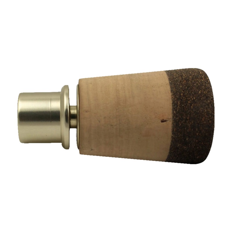 REC 1.5-inch Removable Fighting Butt, Flat End 1.5RCF Black LS