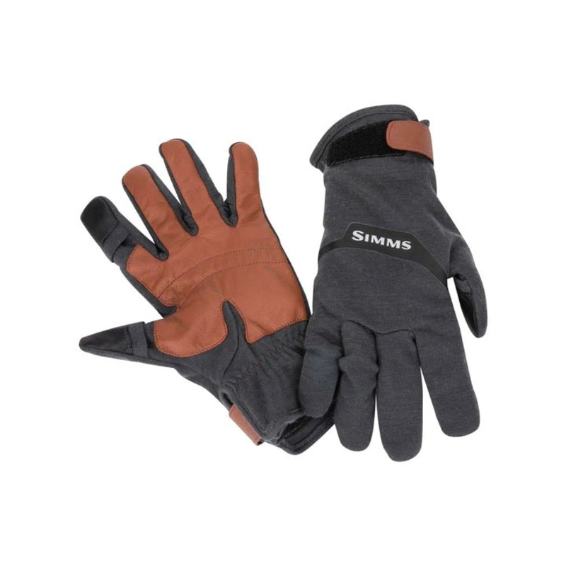 Simms M’s Lightweight Wool Flex Glove Carbon M