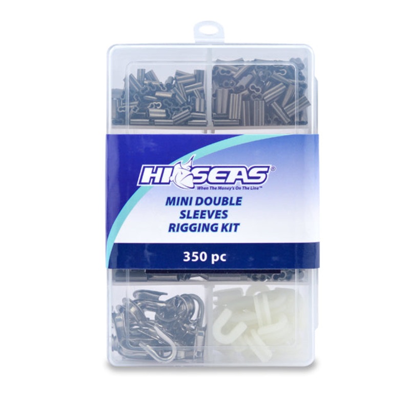 Hi-Seas Copper Mini Double Barrel Sleeves Rigging Kit Copper Mini Double Barrel Sleeves
