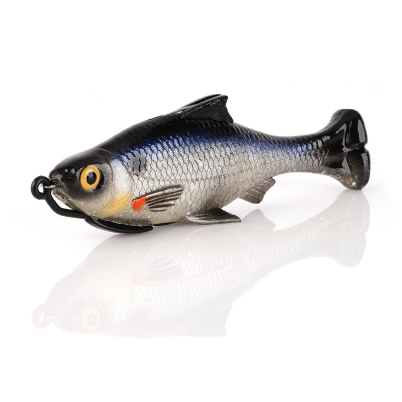Savage Gear Pulse Tail Shiner Loose Body Green Back 4 in