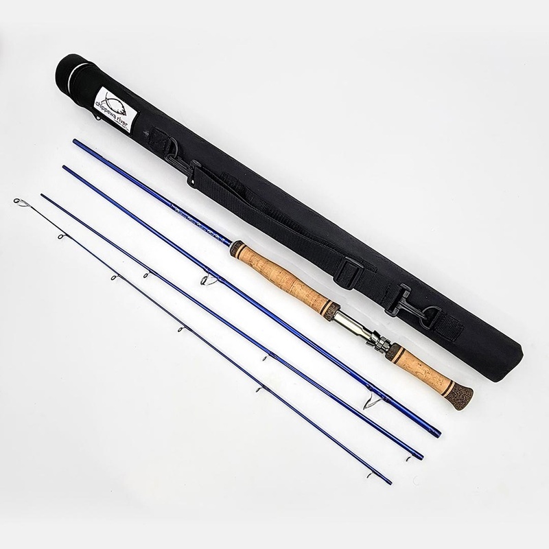 Chippewa River Custom Rod Co. – Build Your Custom Rod – 4 Piece 9’0 Predator Fly Rod 8wt Ceramic Guides (recommended)