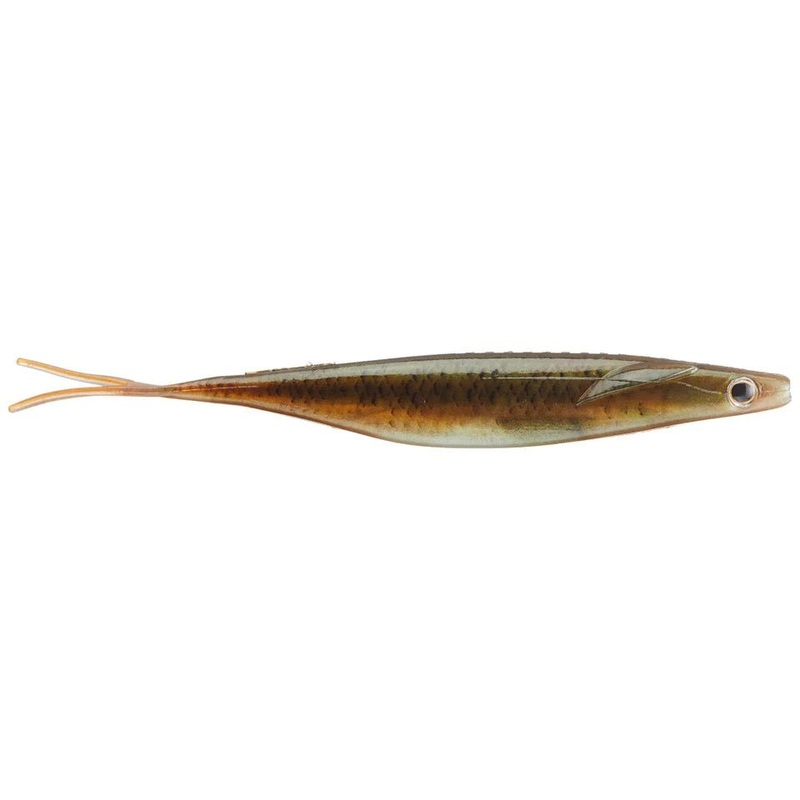 Deps Real Sakamata Shad Soft Jerkbait 6 inch #1 skeleton wakasagi
