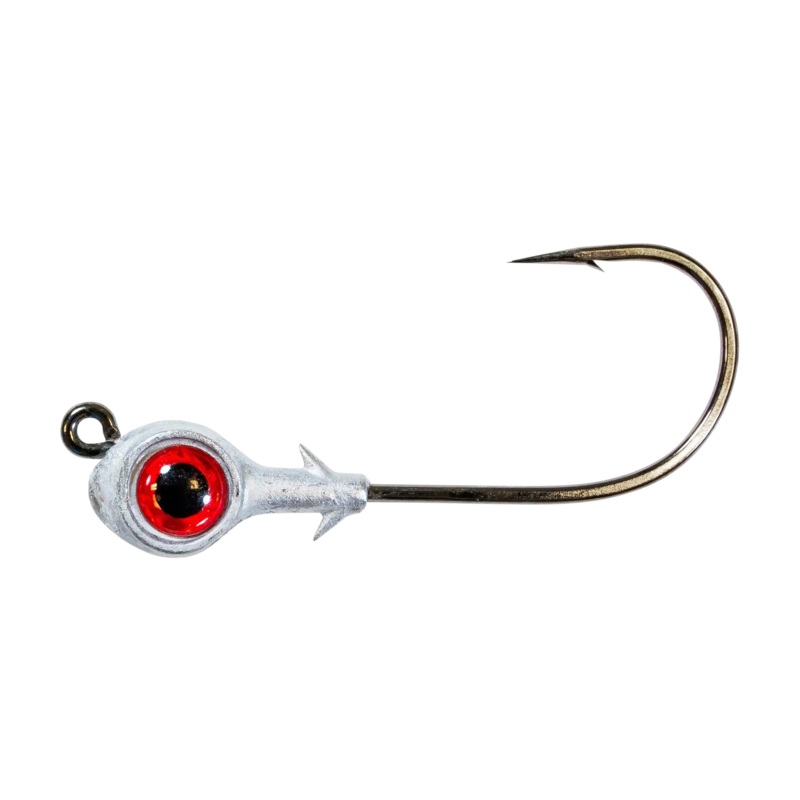 Z-Man Redfish Eye Jigheads Red 3/16 oz. (3-Pack)