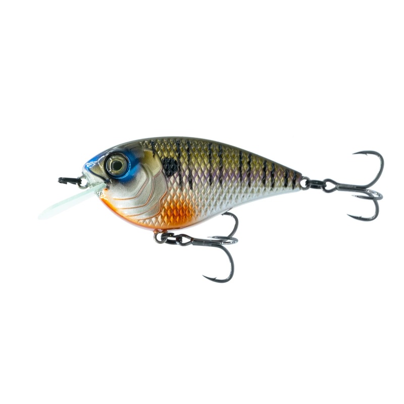 6th Sense Flat Finesse F4 Flat-Sided Crankbait 4K Bluegill
